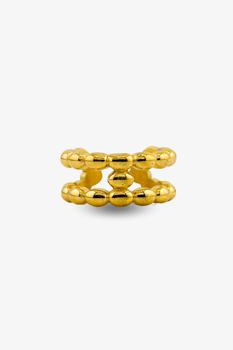 Pierścionek Double Layer Bead Ring
