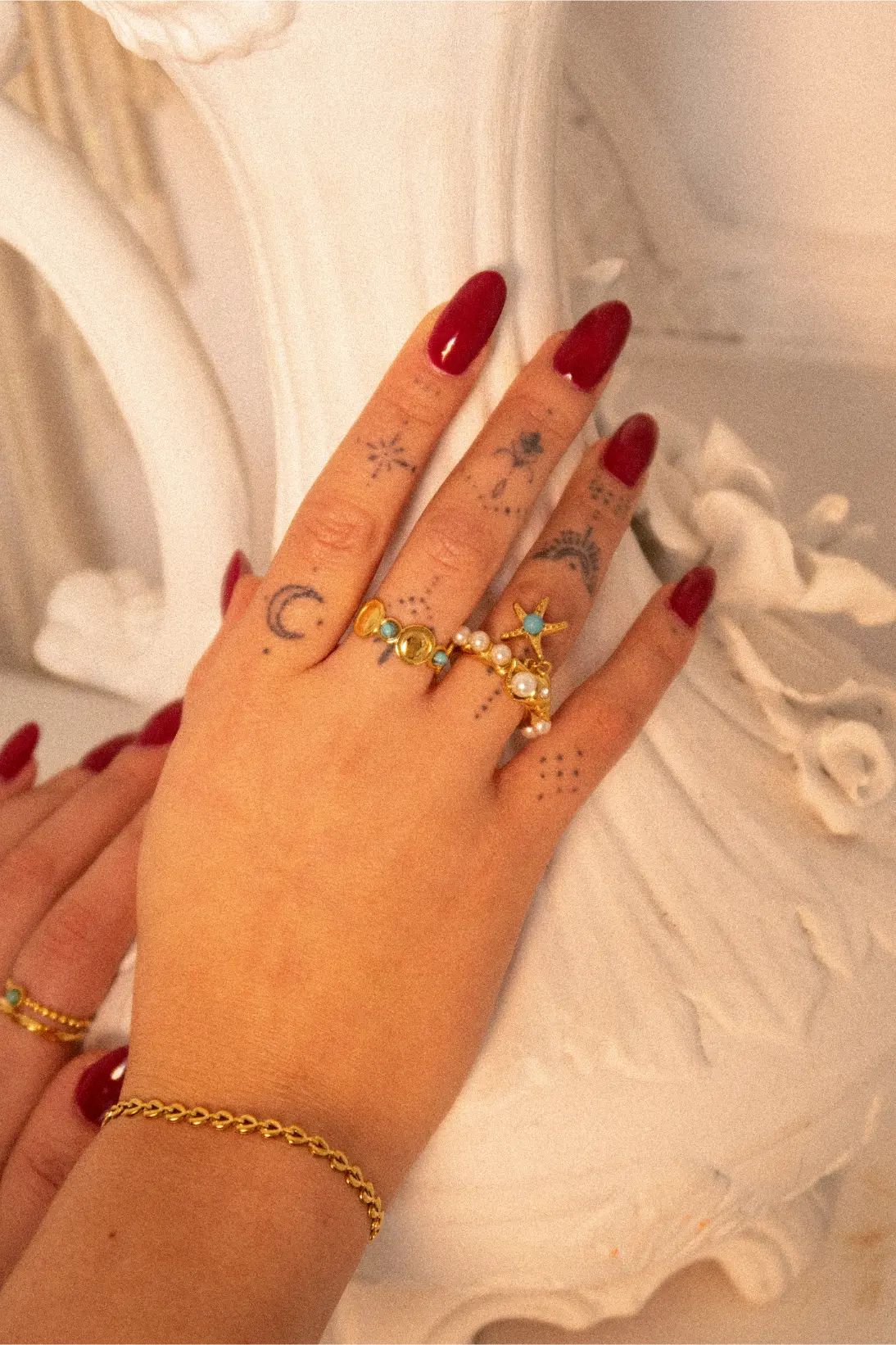 Pierścionek  Summer Bohemia Natural Turquoise