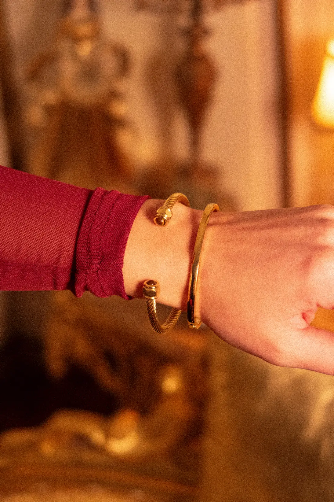 Bransoletka Natural Stone Open Bangle