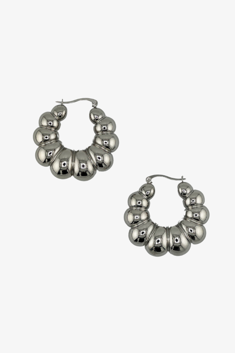 Kolczyki Silver Croissant