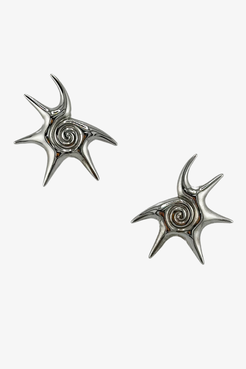 Kolczyki Dancing Starfish Silver