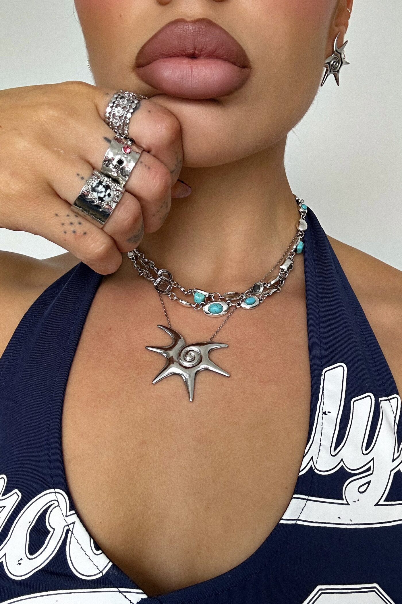 Naszyjnik Dancing Starfish Silver